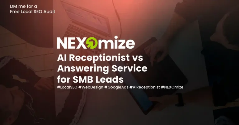 AI receptionist vs human answering service comparison for small business