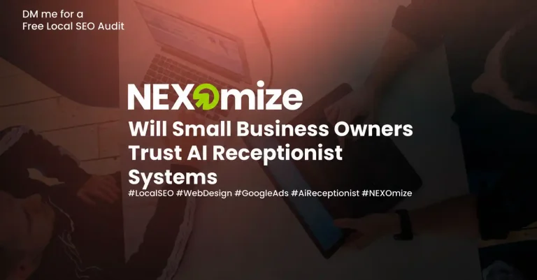 Small business owner evaluating an AI receptionist system